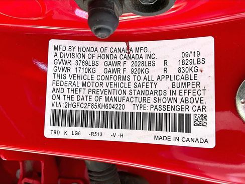 Used 2019 Honda Civic Sport image 35
