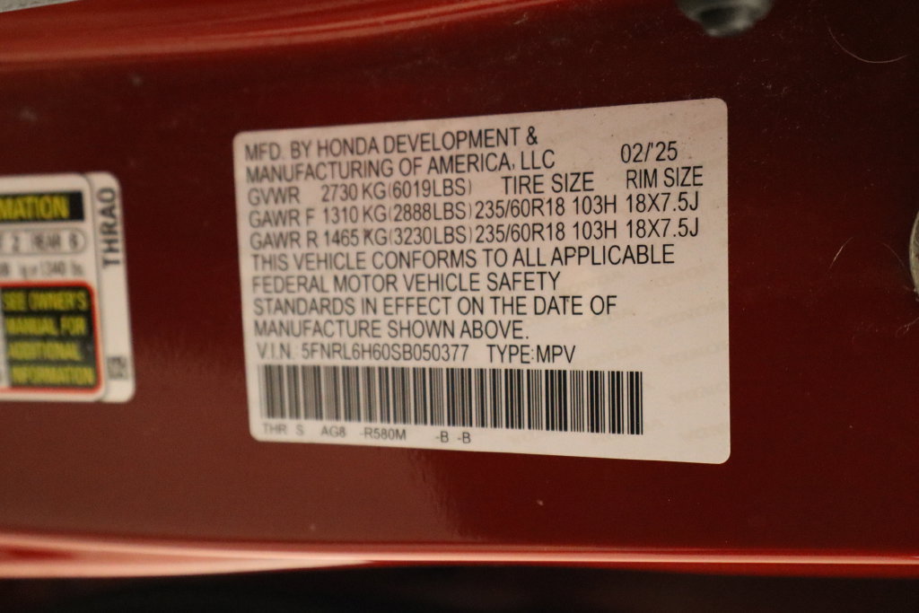 Used 2025 Honda Odyssey EX-L image 40
