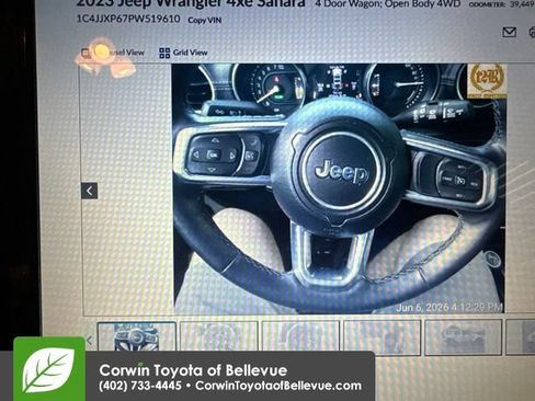 Used 2023 Jeep Wrangler Unlimited Sahara w/ Cold Weather Group AWD/4WD image 5