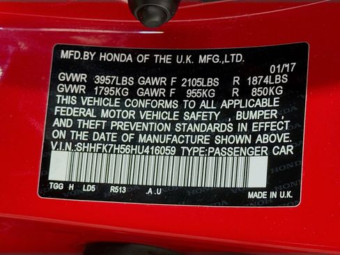 Used 2017 Honda Civic EX image 27