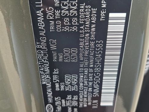 Certified 2025 Hyundai Santa Fe Calligraphy AWD/4WD image 32