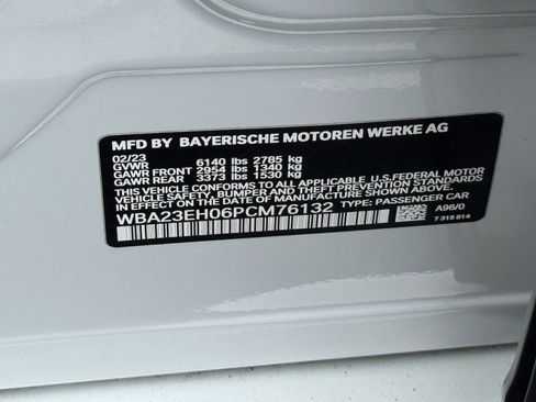 Used 2023 BMW 740i w/ Parking Assistance Package RWD image 59