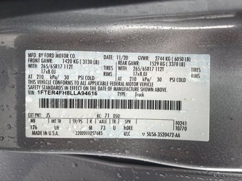 Used 2020 Ford Ranger XLT w/ Equipment Group 301A Mid AWD/4WD image 25