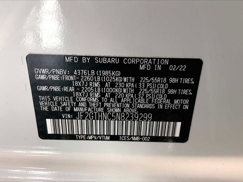 Certified 2022 Subaru Crosstrek 2.5i Limited w/ Moonroof Package 2 image 35