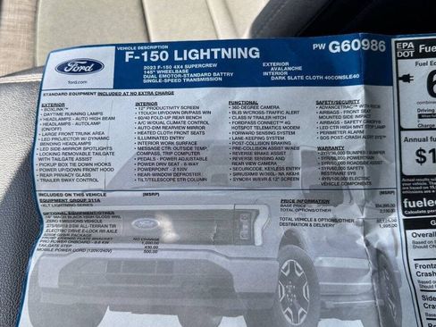 Used 2023 Ford F150 Lightning XLT AWD/4WD image 39
