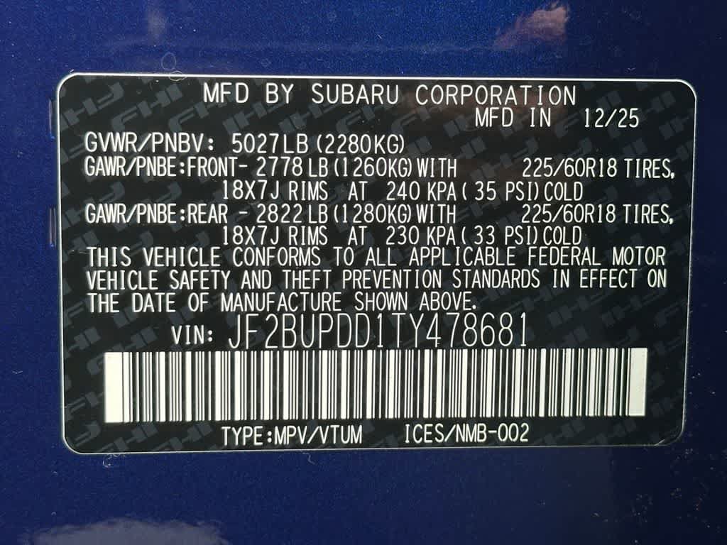 New 2026 Subaru Outback Limited w/ Premium/Limited Package AWD/4WD image 22