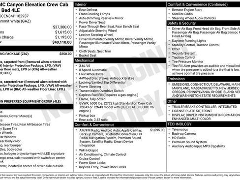 Used 2021 GMC Canyon Elevation w/ Trailering Package image 10