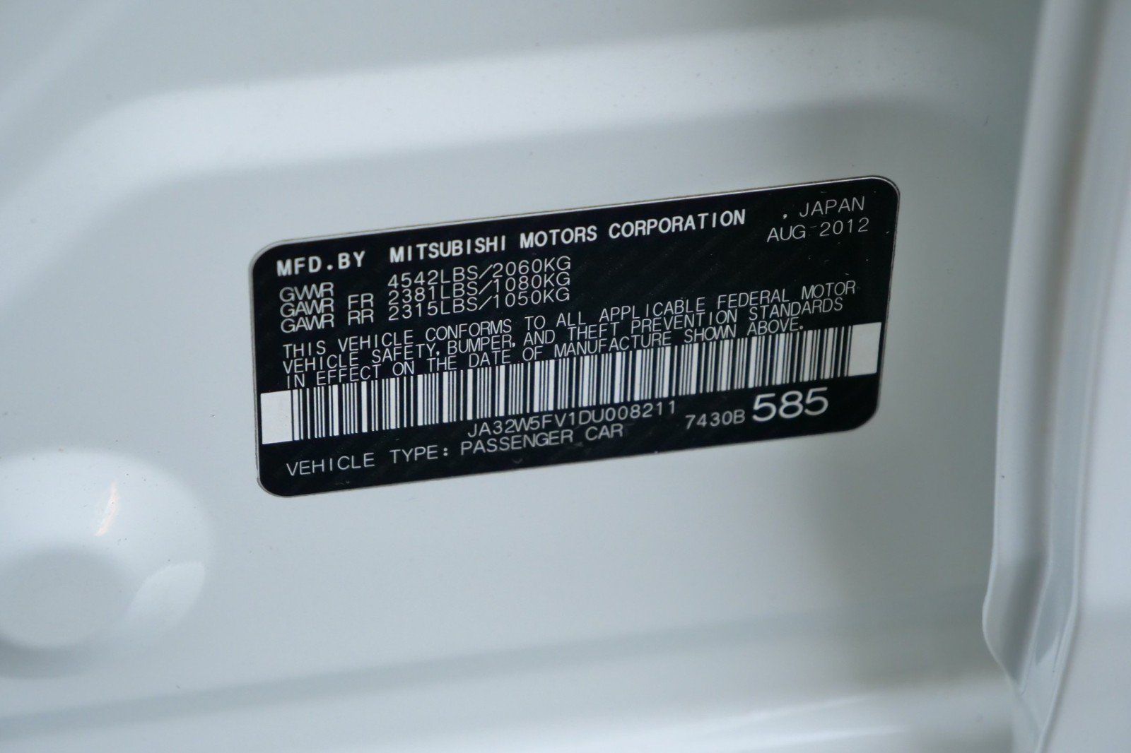 Used 2013 Mitsubishi Lancer Evolution MR AWD/4WD image 45