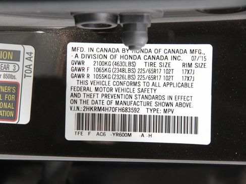 Used 2015 Honda CR-V EX-L image 25