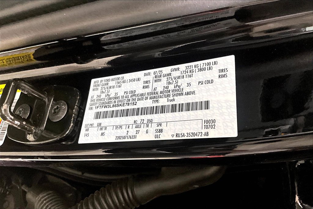 Certified 2025 Ford F150 XLT w/ Equipment Group 301A Standard AWD/4WD image 26