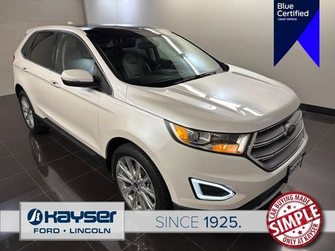 Certified 2018 Ford Edge Titanium w/ Equipment Group 301A AWD/4WD image 1