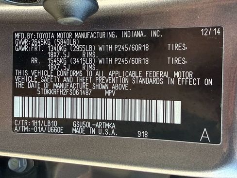 Used 2015 Toyota Highlander XLE FWD image 27