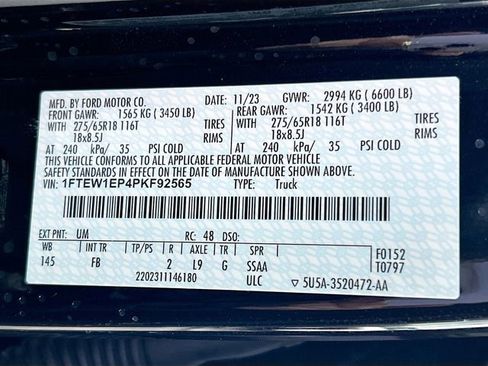 Certified 2023 Ford F150 XLT w/ Equipment Group 302A High image 32