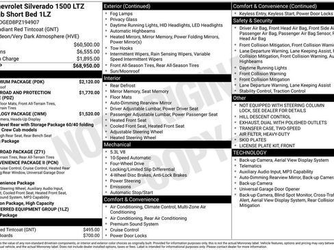 Used 2023 Chevrolet Silverado 1500 LTZ w/ LTZ Premium Package AWD/4WD image 4