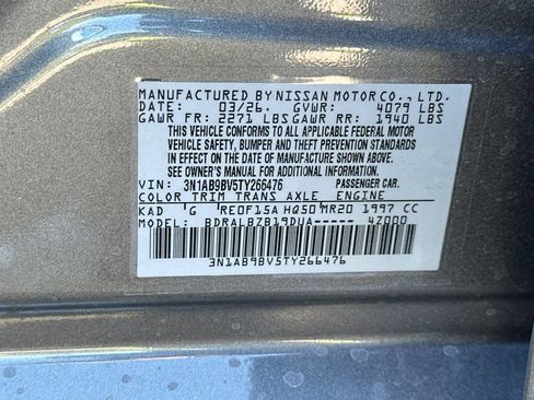 New 2026 Nissan Sentra S w/ Floor Mat Package FWD image 34
