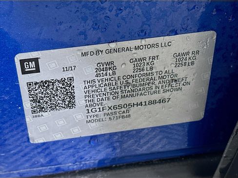 Used 2017 Chevrolet Bolt Premier w/ Driver Confidence II Package image 12