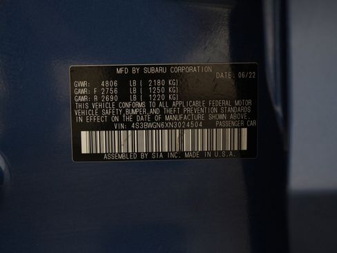 Used 2022 Subaru Legacy Limited XT image 28