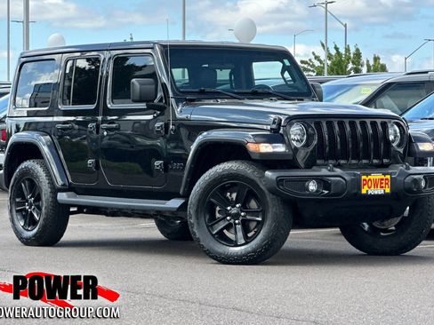 Used 2021 Jeep Wrangler Unlimited Sahara AWD/4WD image 1