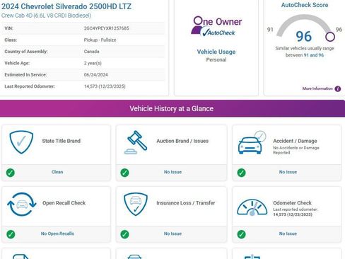 Used 2024 Chevrolet Silverado 2500 LTZ w/ LTZ Premium Package image 10