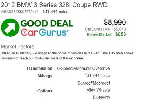 Used 2012 BMW 328i Coupe RWD image 4