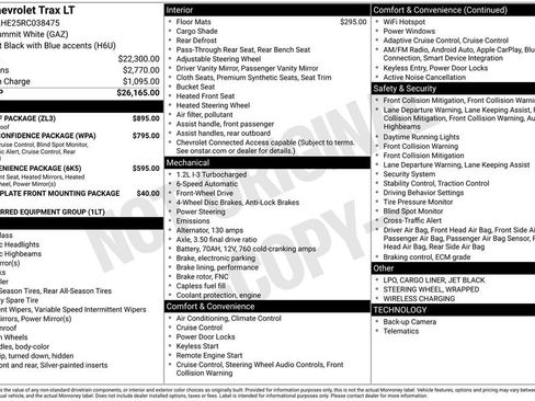 Certified 2024 Chevrolet Trax LT w/ Sunroof Package FWD image 34