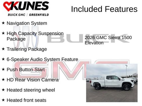 New 2026 GMC Sierra 1500 Elevation w/ Elevation Select Package AWD/4WD image 3