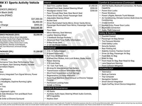 Used 2020 BMW X1 xDrive28i w/ Convenience Package image 24