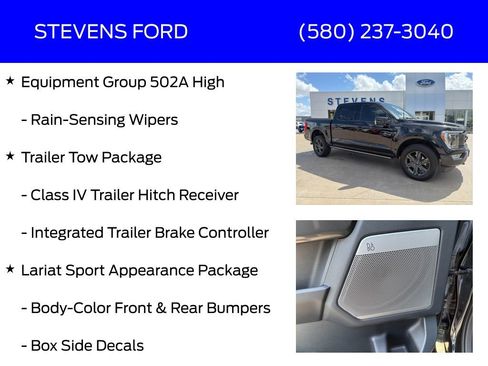 Used 2023 Ford F150 Lariat w/ Equipment Group 502A High image 18
