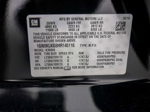 Used 2017 Chevrolet Suburban 3500 LS w/ Driver Alert Package AWD/4WD image 38