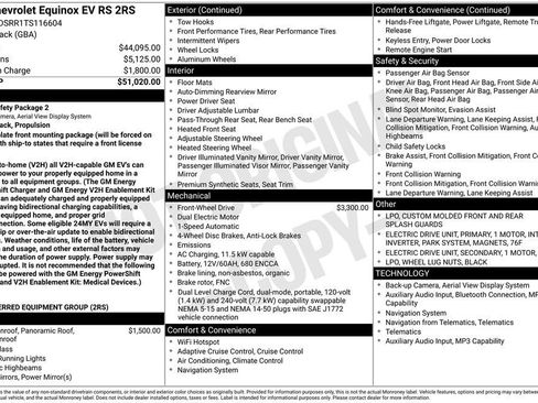 New 2026 Chevrolet Equinox EV RS image 11