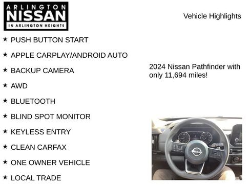 Used 2024 Nissan Pathfinder S AWD/4WD image 7