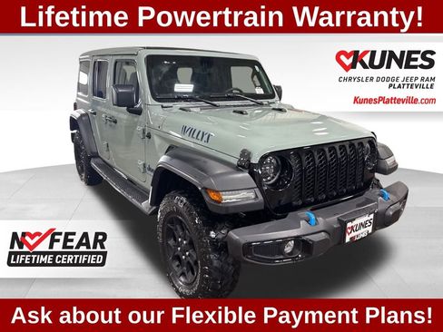 Used 2023 Jeep Wrangler Unlimited w/ Sun & Screen Package image 1