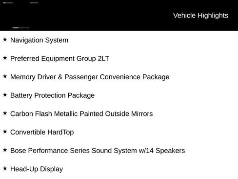 Used 2024 Chevrolet Corvette Stingray Preferred Conv w/ Battery Protection Package RWD image 5