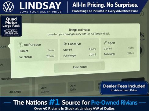 Used 2022 Rivian R1T Launch Edition AWD/4WD image 24