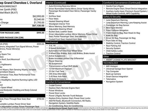 Certified 2024 Jeep Grand Cherokee L Overland w/ Trailer Tow Package image 7