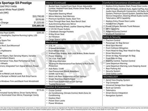 Used 2023 Kia Sportage SX image 11