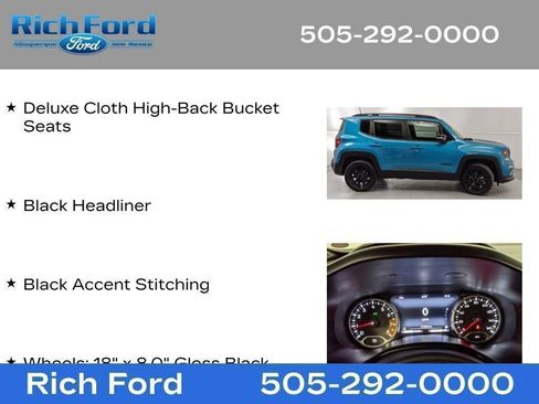 Used 2022 Jeep Renegade Altitude w/ Sun/Sound Group AWD/4WD image 31