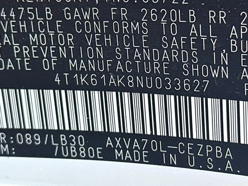 Used 2022 Toyota Camry XSE image 33