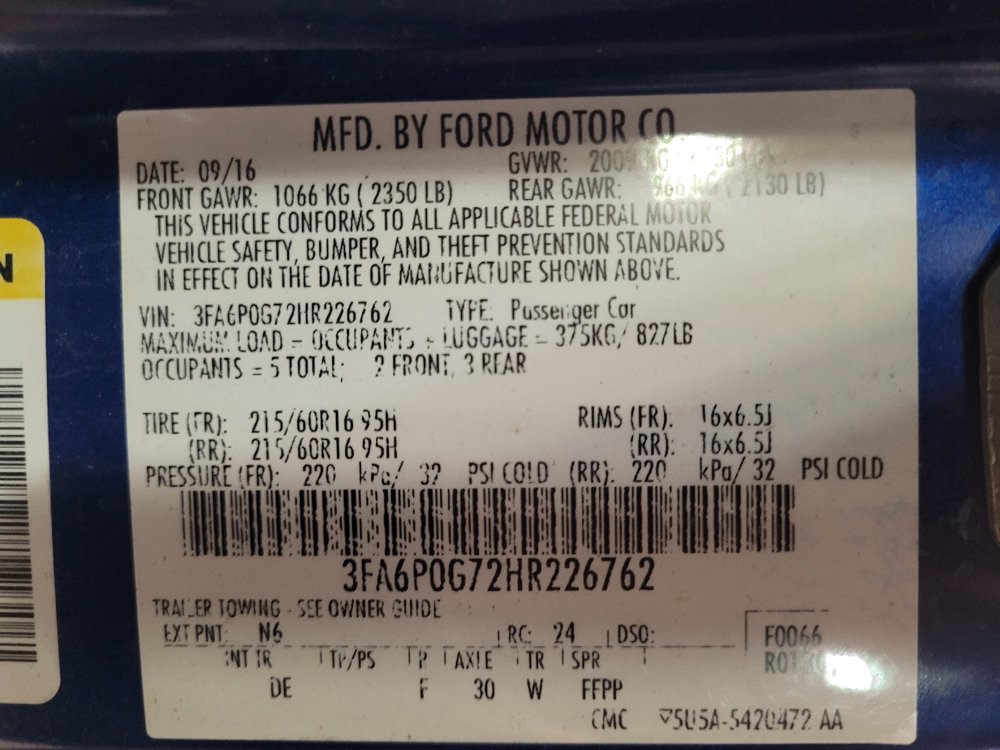 Used 2017 Ford Fusion S FWD image 33