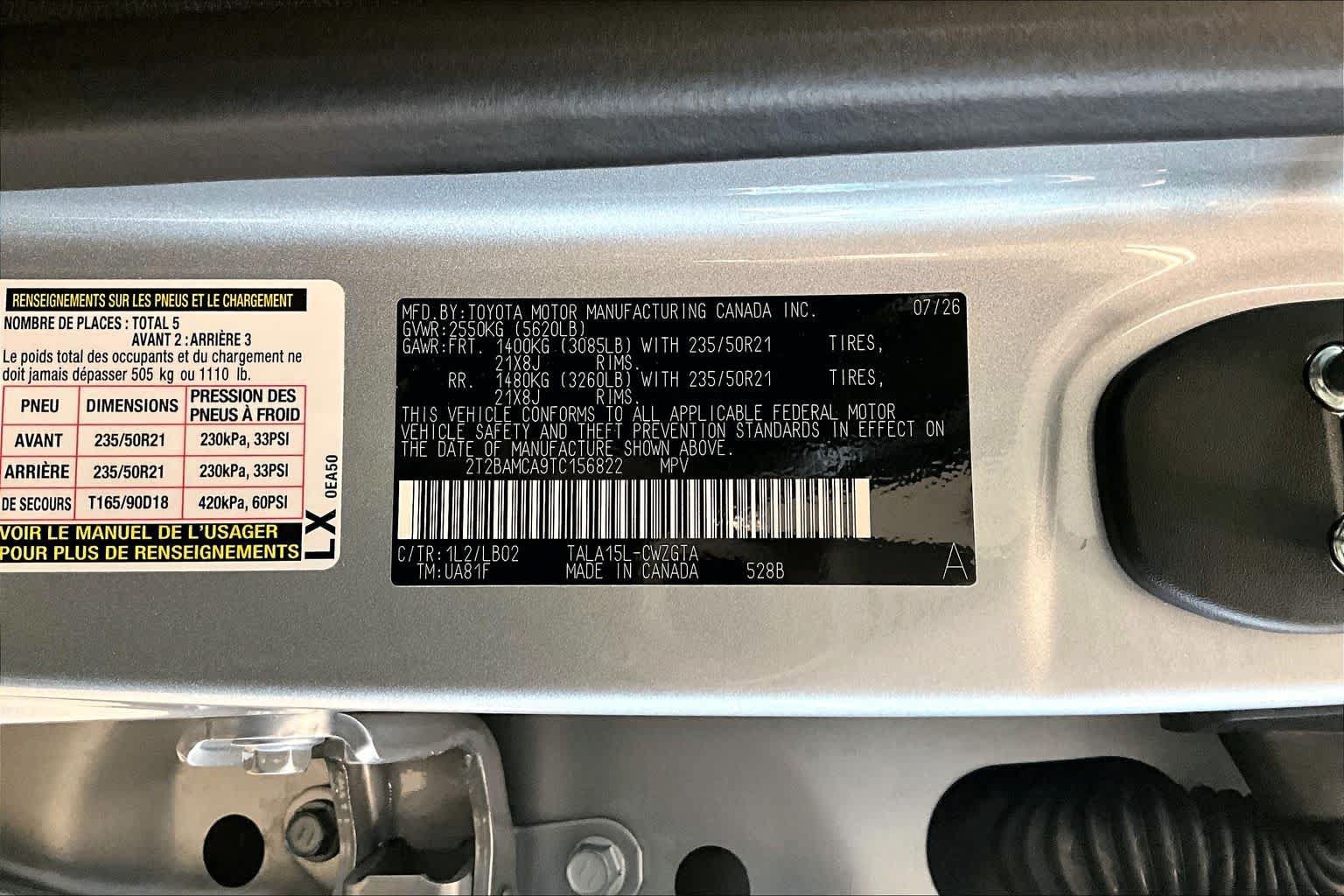 Used 2026 Lexus RX 350 Premium Plus w/ Convenience Package AWD/4WD image 30
