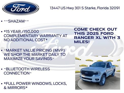 New 2025 Ford Ranger XL image 5