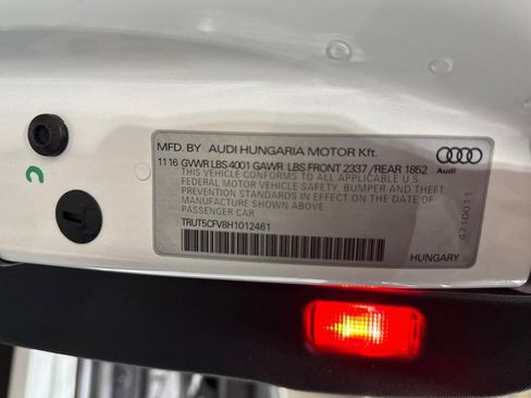 Used 2017 Audi TT 2.0T w/ Technology Package image 96