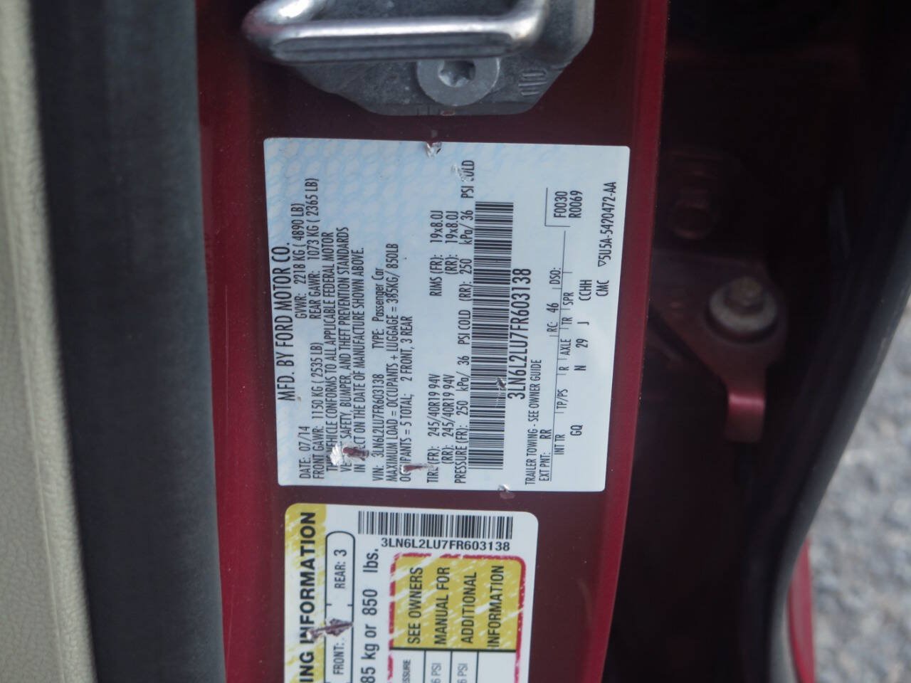 Used 2015 Lincoln MKZ Hybrid w/ Equipment Group 202A Reserve FWD image 31