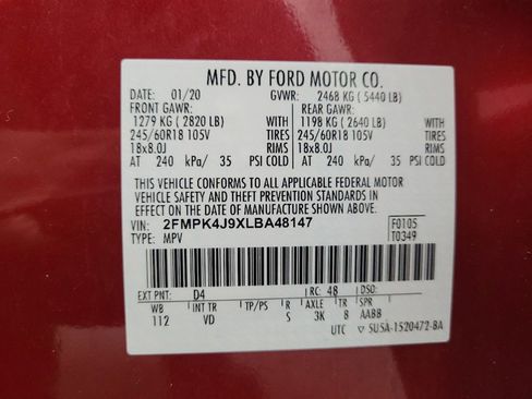 Used 2020 Ford Edge SEL w/ Convenience Package image 33