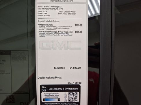 New 2026 GMC Acadia Elevation w/ Black Edition image 35