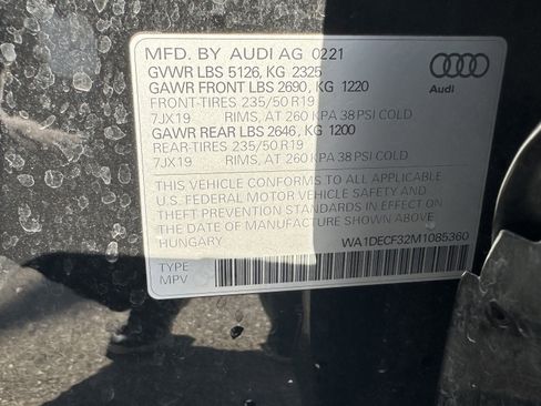 Used 2021 Audi Q3 2.0T Premium w/ 19" Wheel Package image 34