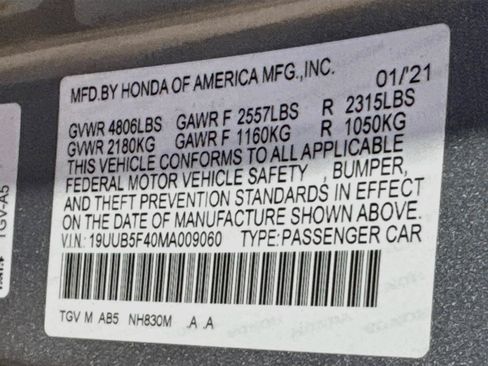 Used 2021 Acura TLX w/ Technology Package FWD image 32