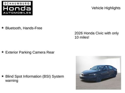 New 2026 Honda Civic Sport image 7