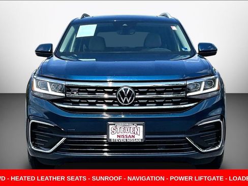 Used 2021 Volkswagen Atlas SEL R-Line AWD/4WD image 2