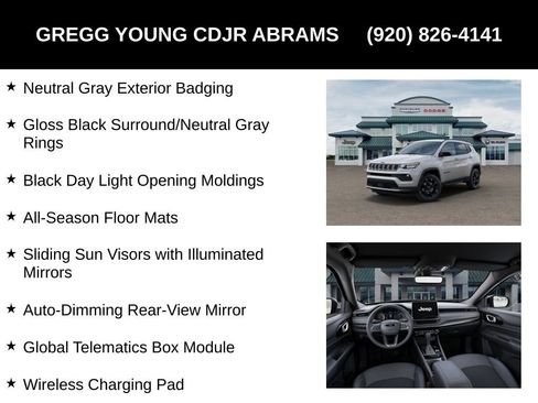 New 2026 Jeep Compass Latitude w/ Quick Order Package 29K image 31